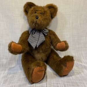 The Bearington Collection Extra Large 27 in Tall Plush Stuffed Articulated Bear